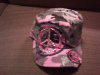 Camouflage - Rhinestone Peace Symbol
