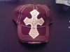 Brown with rhineston cross