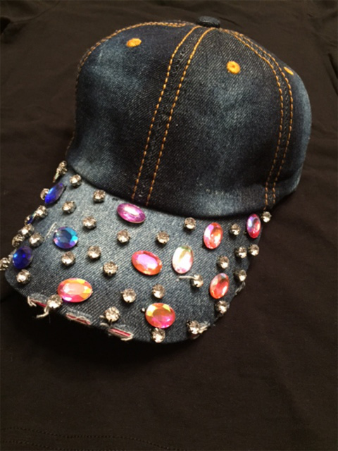 Blue Jewels Bib